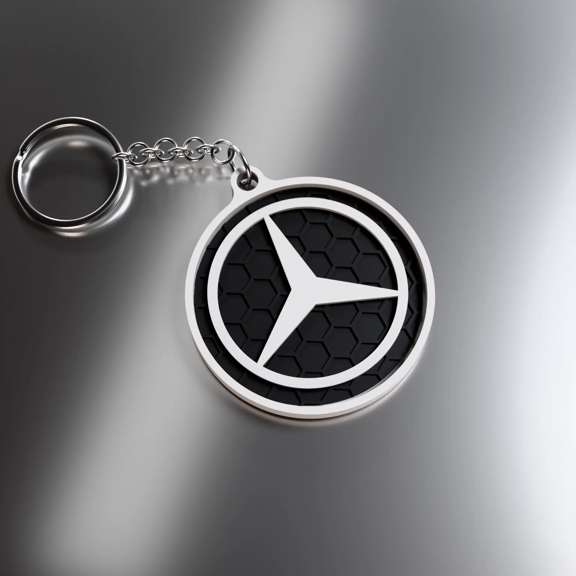 Mercedes & Luxury Car Keychains: 3D Printed Minimalist Keyrings for Automobile Lovers