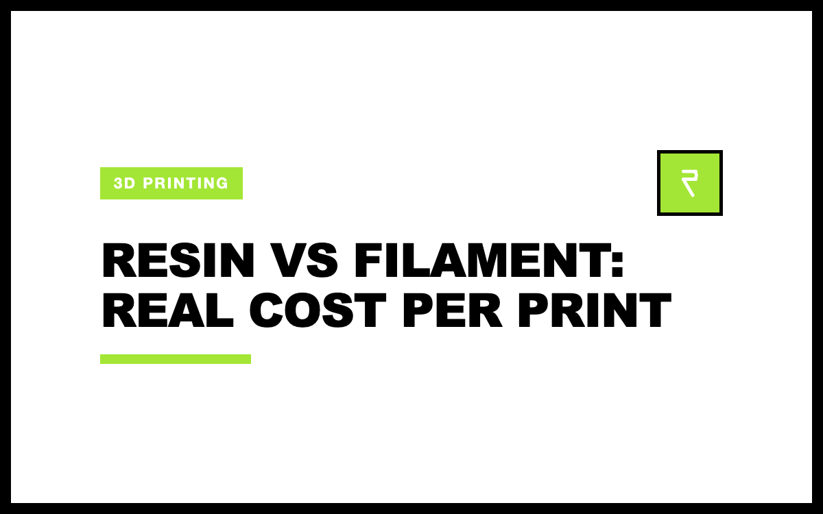 Resin vs Filament: Real Cost Per Print, Not Per Kilogram