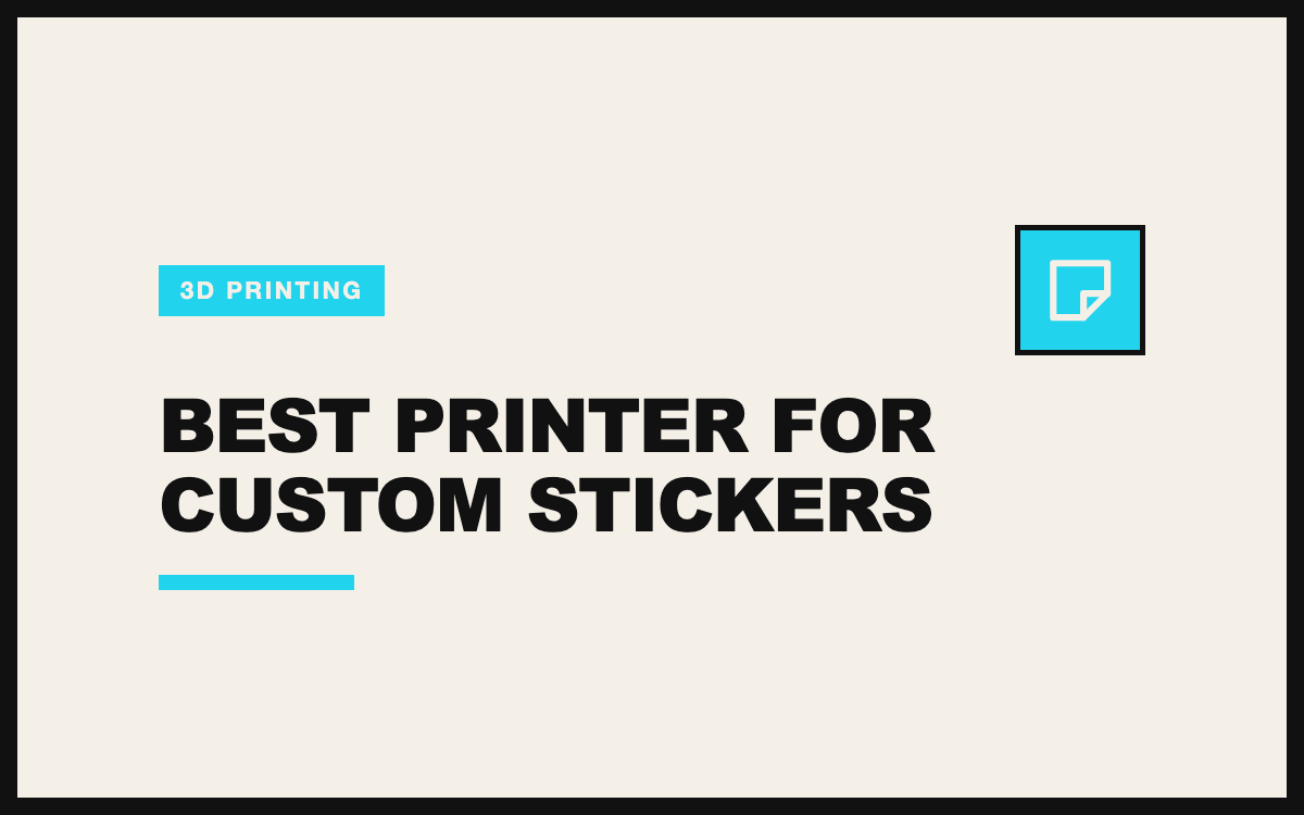 Best Printer for Custom Stickers: Inkjet vs Laser vs Cutting (2026)