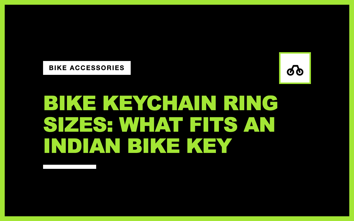 Bike Keychain Ring Sizes: What Fits an Indian Bike Key