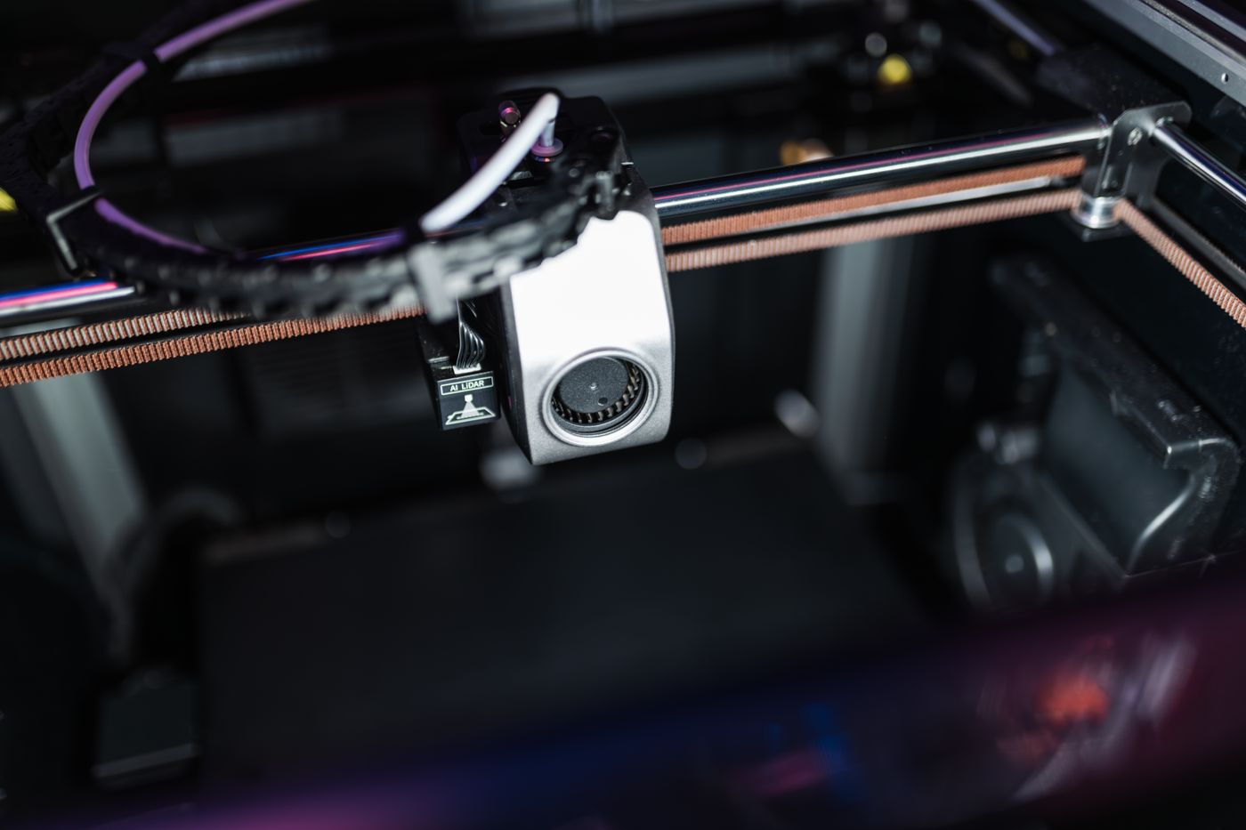 3d printing layer height — Detailed image showcasing the intricate components of a high-tech 3D printer in action