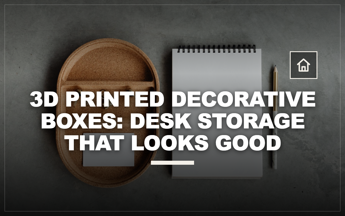 3D Printed Decorative Boxes: Desk Storage That Looks Good