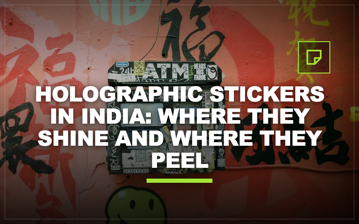 Holographic Stickers in India: Where They Shine and Where They Peel